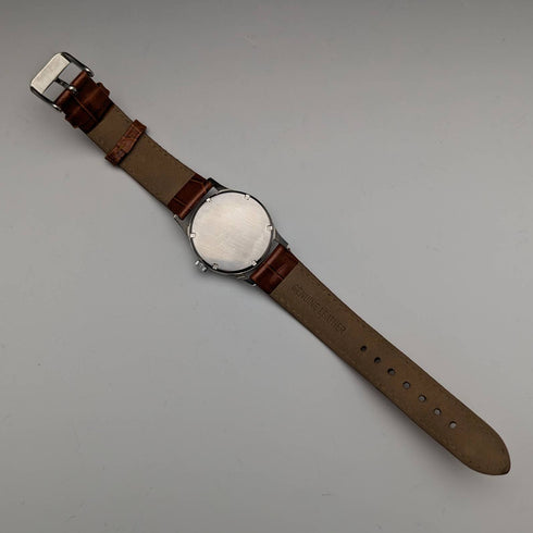 British vintage Benson mechanical wristwatch CYMA Move metal case good operation